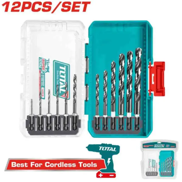 12-Piece Hss Drill Bit Set – Standard Duty Tacsdl11206 1