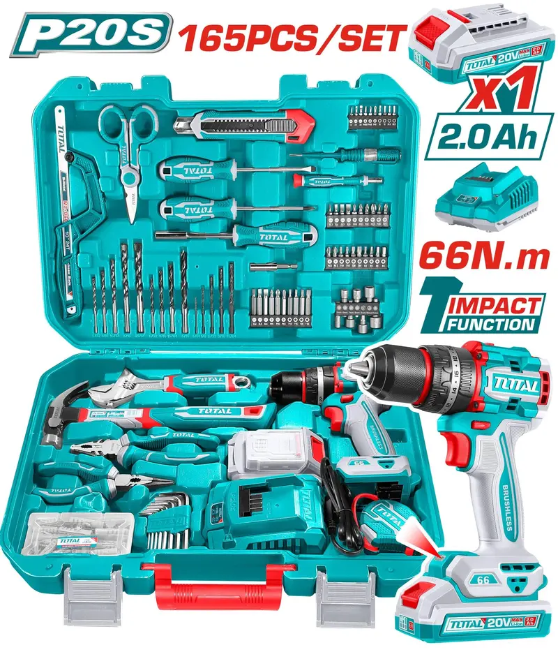165-Piece Multi-Function Tool Set – Thkthp11652 1