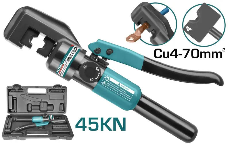45 Kn Hydraulic Crimping Tool – Total Thct070 1
