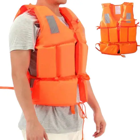 Adult Marine-Grade Safety Life Jacket – Buoyant Rescue Vest For Water Activities 1