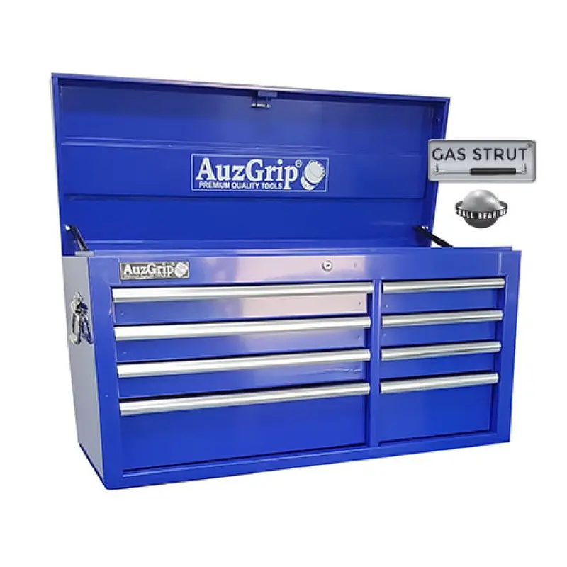 Auzgrip A00026 Blue 8-Drawer Tool Chest Cabinet – 1051 X 412 X 553 Mm Professional Workshop Storage 1