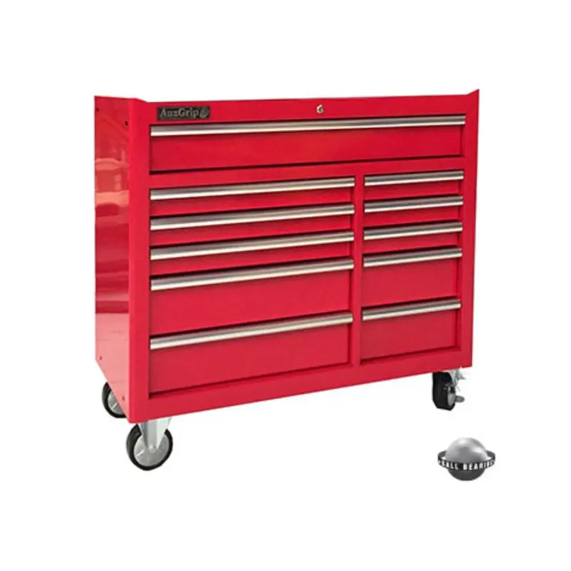 Auzgrip A00066 11-Drawer Red Roller Tool Cabinet – 1067 × 472 × 853 Mm 1