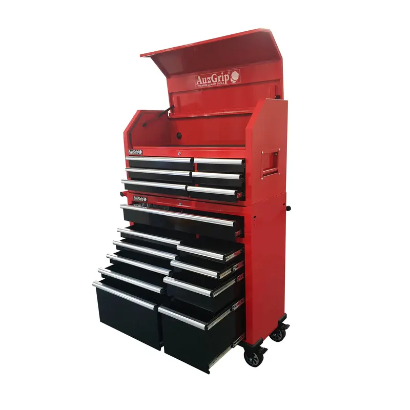 Auzgrip A01112 Professional 16-Drawer Rolling Tool Chest & Cabinet Kit 1