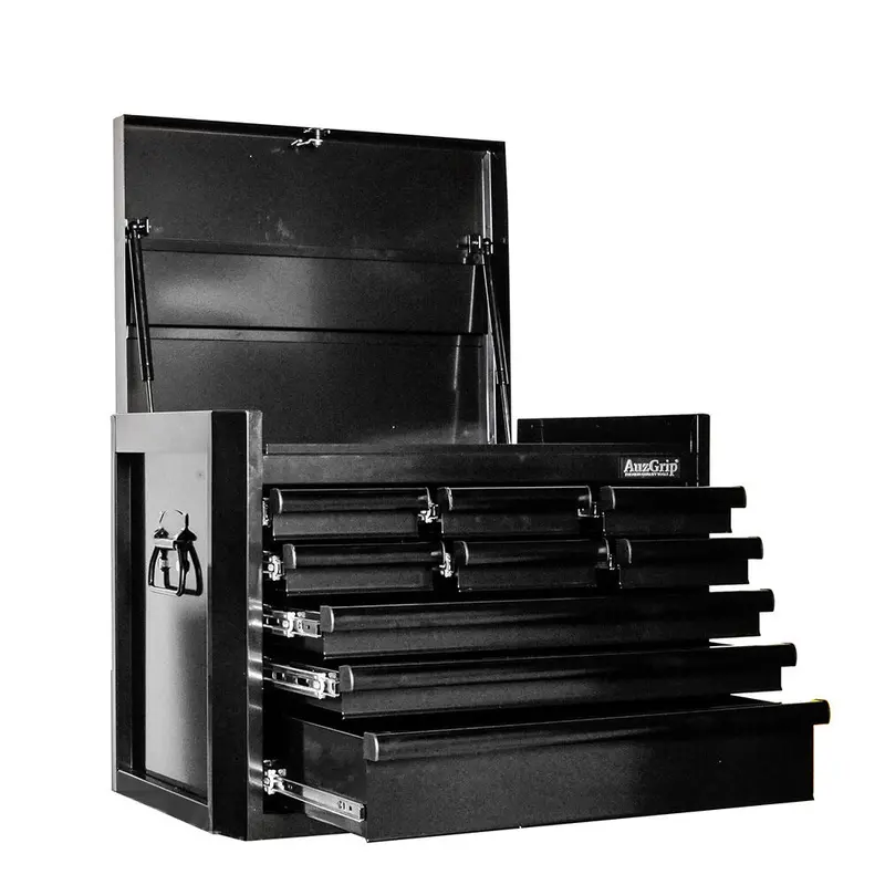 Auzgrip A10002B Premium Tool Chest – 26" 9-Drawer Black Steel Storage Unit With Reinforced Frame 1