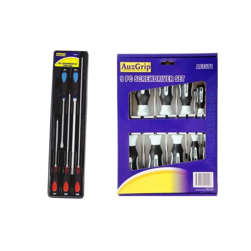 Auzgrip A63200 Through-Tang Screwdriver Kit + A63501 Precision Screwdriver Set 1
