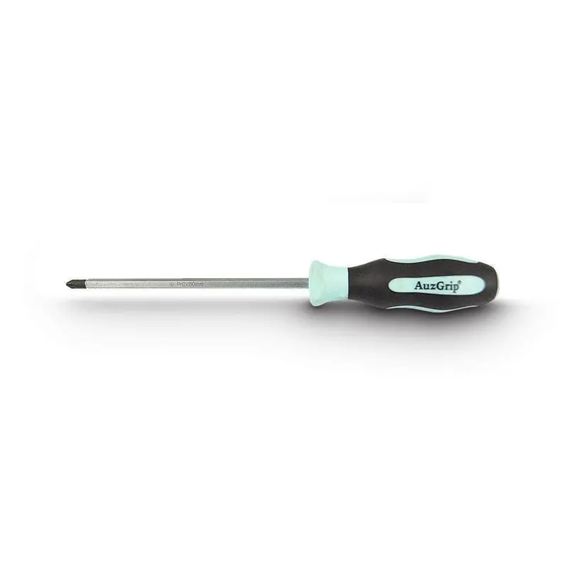 Auzgrip A63572 Ph2 Tang-Through Phillips Driver – 150Mm Extended Shank For Deep Access 1