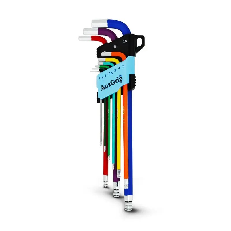 Auzgrip A71300 9-Piece Metric Extra-Long Ball-End Hex Key Set 1