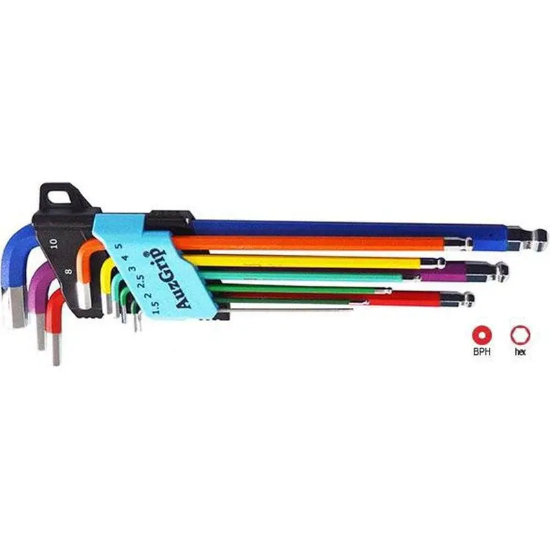 Auzgrip A71350 Ball-End Hex Key Set – 9-Piece Sae, Extra-Long Reach For Confined Areas 1