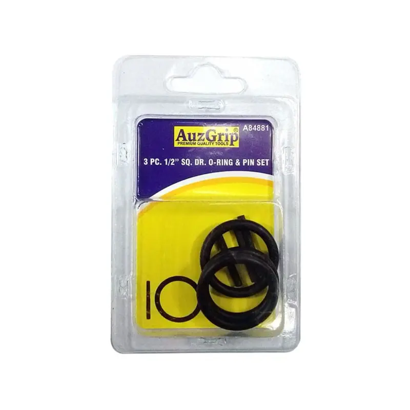 Auzgrip A84880 3-Piece 1/2-Inch Square Drive O-Ring And Pin Kit 1