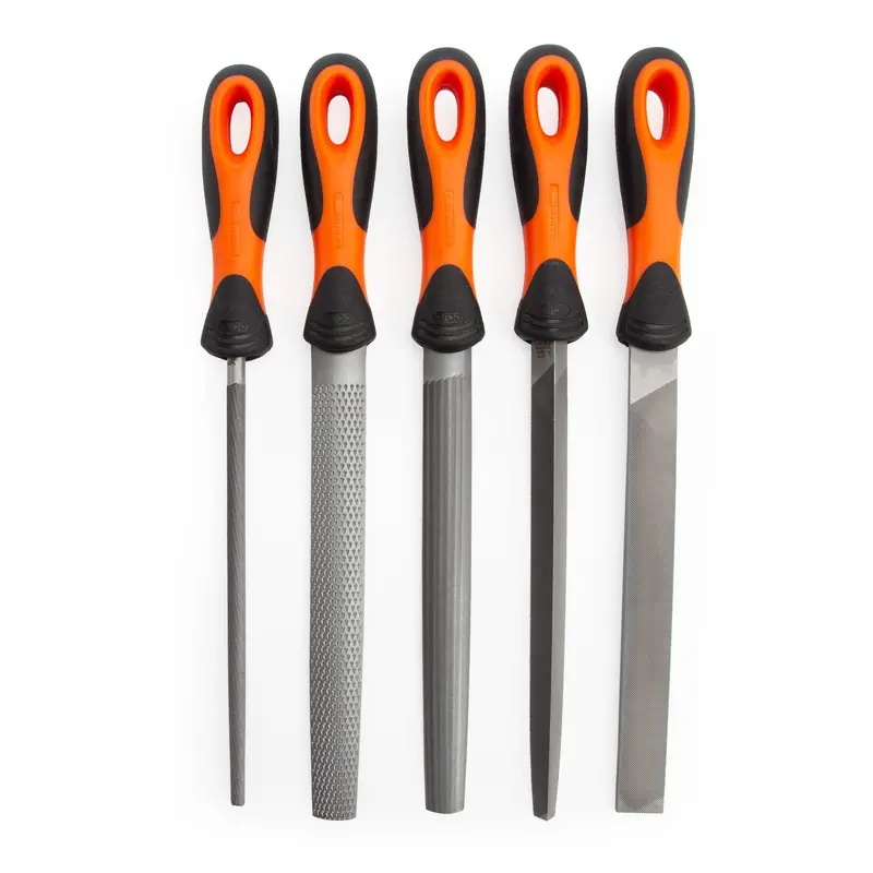 Bahco 200Mm Engineer’S File Set – 5-Piece Assorted Cut Profiles, Premium Steel (1-477-08-2-2 Spl) 1