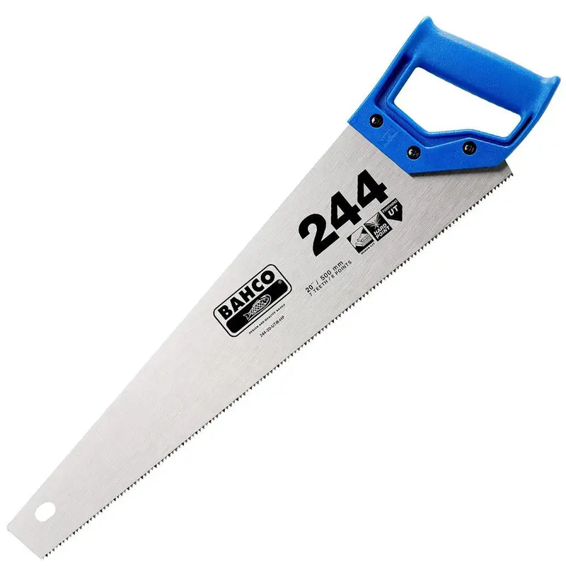 Bahco 500Mm Hardpoint Handsaw – 7 Tpi, Reinforced Blade For Fast, Clean Cuts (Bah24420N) 1