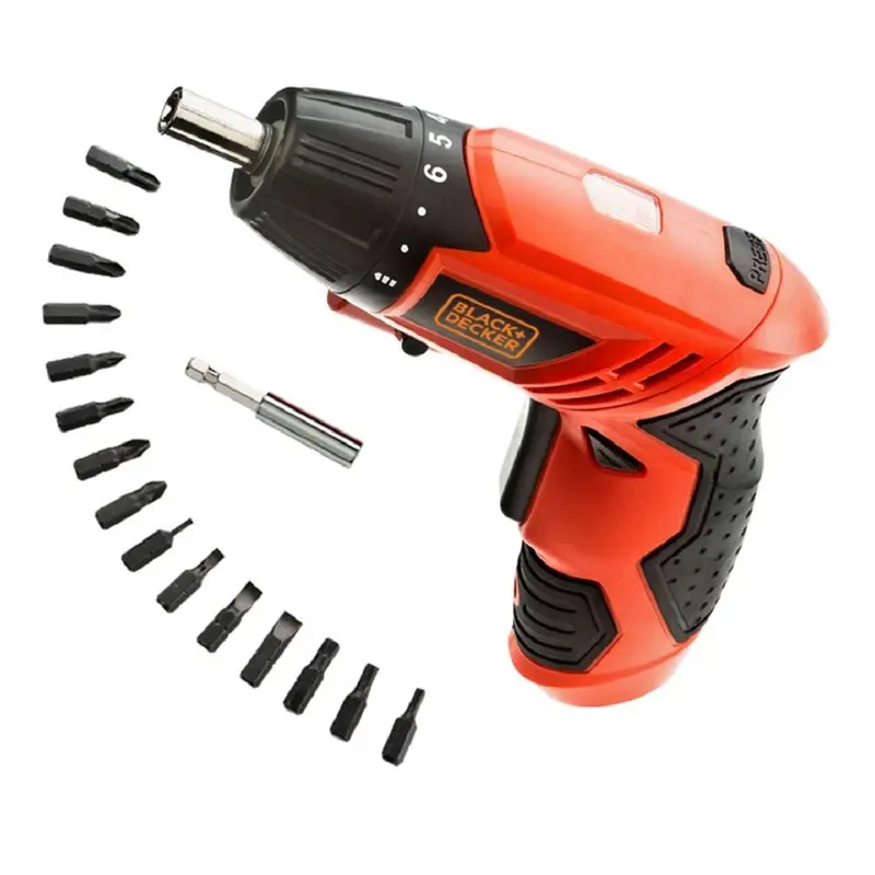Black & Decker 4.8V Cordless Screwdriver – Ergonomic Adjustable Handle 1
