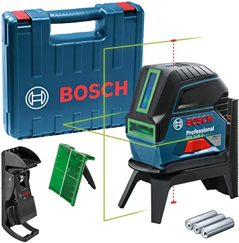 Bosch Gcl2-15G+Rm1 Professional Green-Beam Laser Level – 15M Range, 2-Line 2-Point, Compact Design 1
