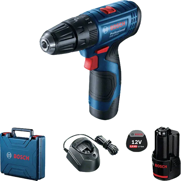 Bosch Gsb120 Li Professional 12V Cordless Percussion Drill – 10Mm, Dual Battery 1