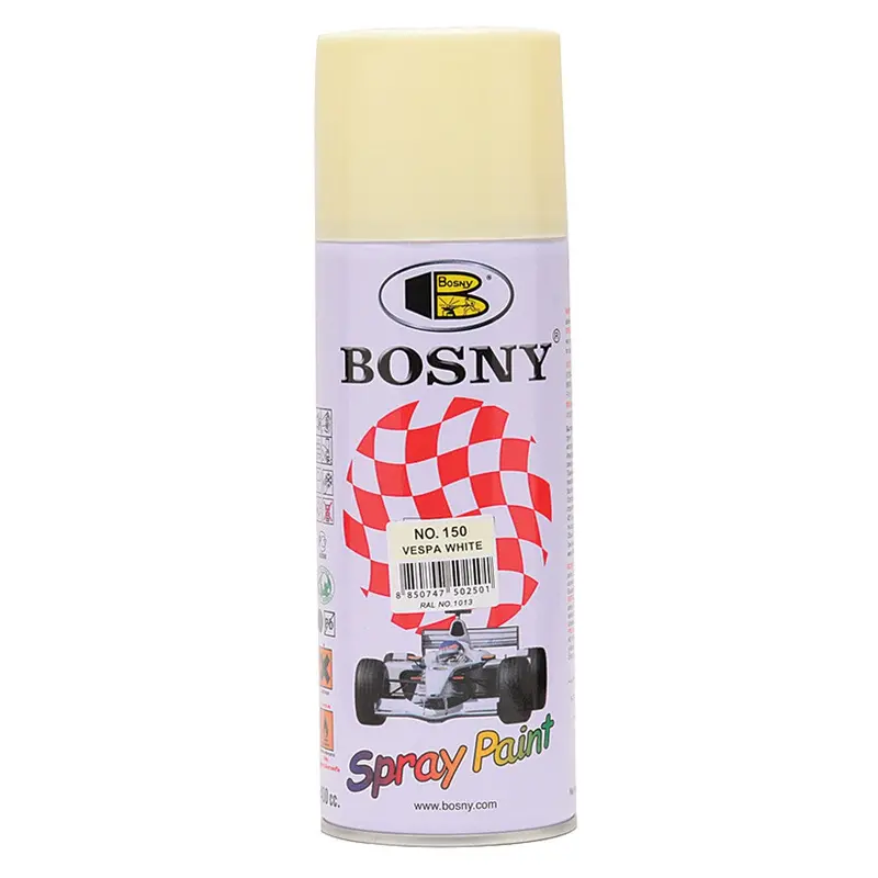 Bosny Vespa White Classic Automotive Paint – Code No. 150 1
