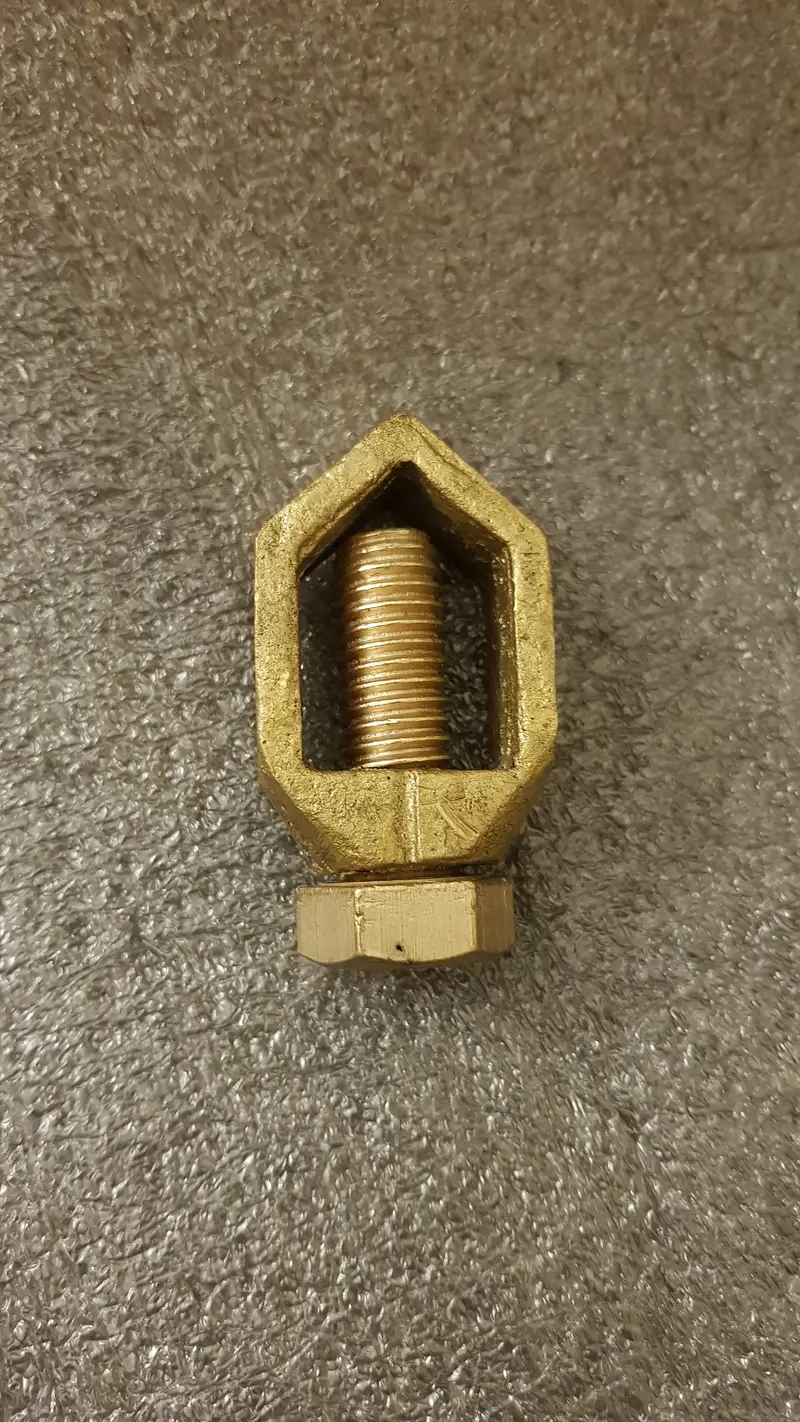 Brass Earthing Clamp – 1 Inch Diameter 1