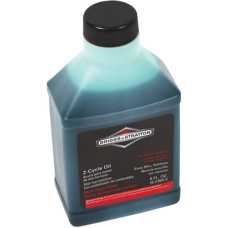 Briggs & Stratton Ashless 2-Cycle Engine Oil – 8-Ounce Premium Lubricant 1
