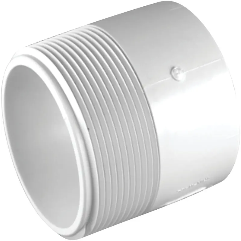 Charlotte Pipe 3" Pvc Dwv Male Adapter, Schedule 30, 3 In. X 3 In. Mip 1