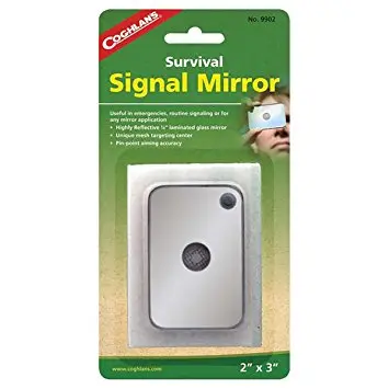 Compact Survival Signal Mirror With Lanyard 1