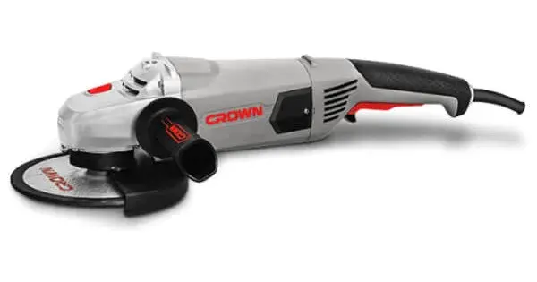 Crown 9-Inch (230Mm) Heavy-Duty Angle Grinder – 2600W Maximum Power 1