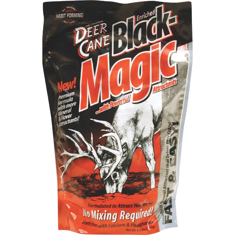 Deer Cane Black Magic Granular Deer Attractant – 4.5-Pound Bag 1