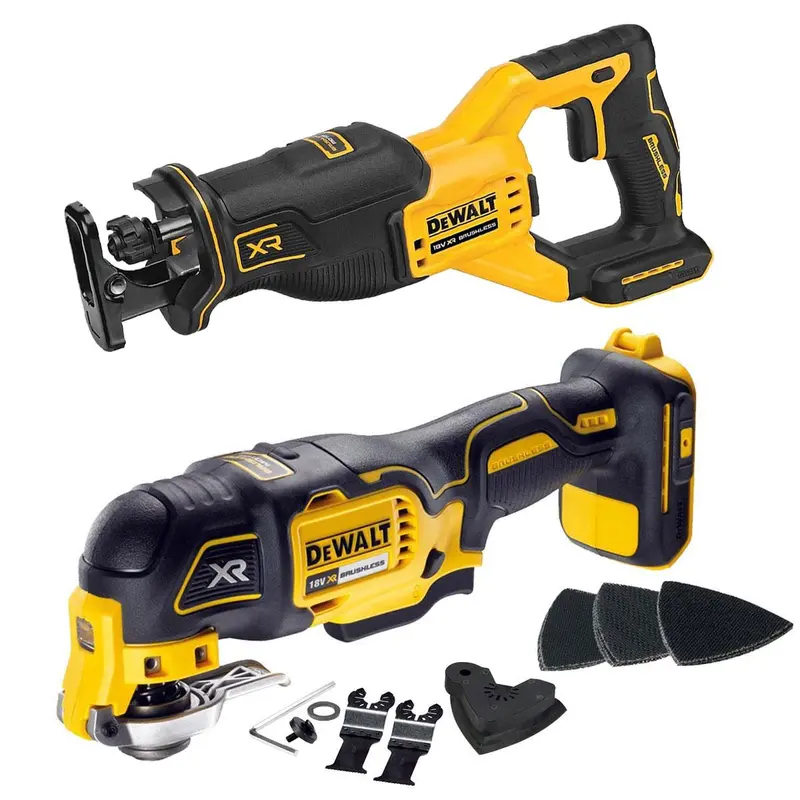 Dewalt 18V Lxt Twin Pack: Reciprocating Saw + Oscillating Multi-Tool 1