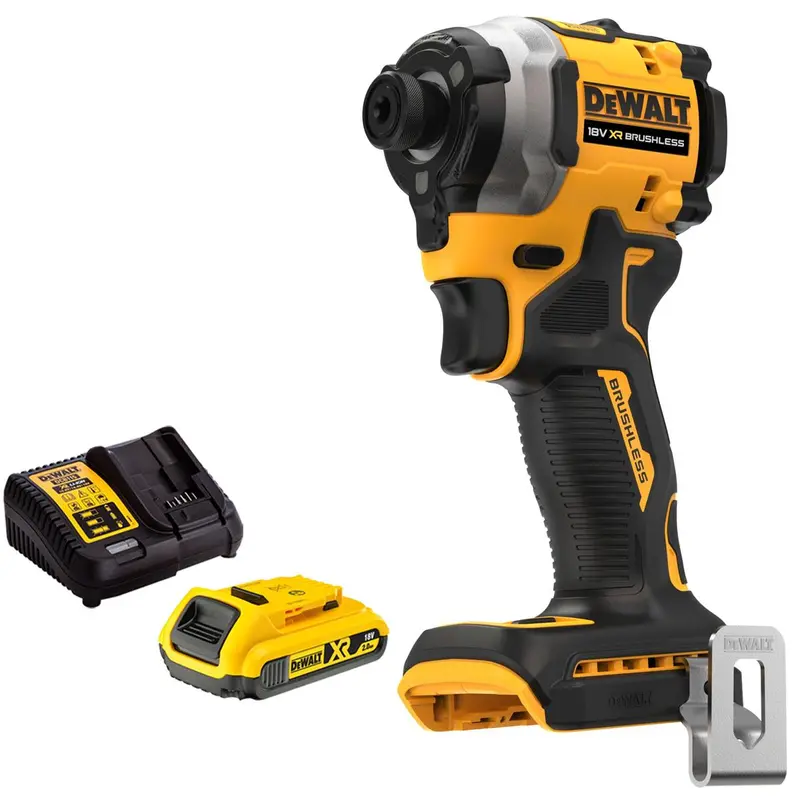 Dewalt Dcf850N 18V Xr Brushless Impact Driver – 2.0Ah Battery & Charger Included 1