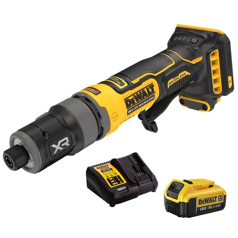 Dewalt Dcg420N-Xj 18V Xr Brushless Compact Die Grinder Kit – 4.0Ah Battery & Charger 1