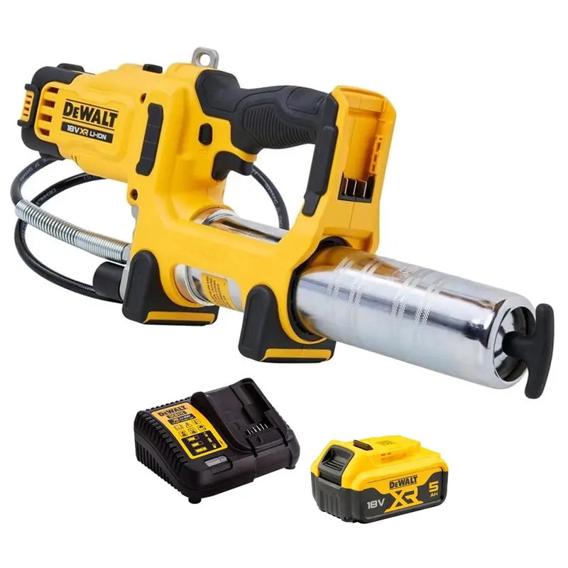 Dewalt Dcgg581N-Xj 18V Xr Grease Gun – 5.0Ah Battery & Charger Included 1