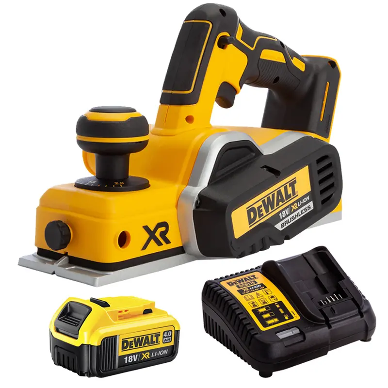 Dewalt Dcp580N 18V Xr Brushless Planer – Includes 4.0Ah Battery And Charger 1