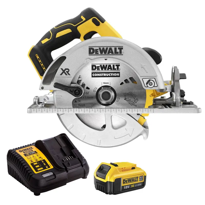 Dewalt Dcs572N 18V Xr Brushless 184Mm Circular Saw Kit With One 4.0Ah Battery & Charger 1