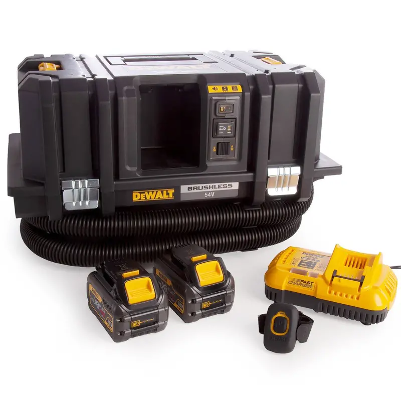 Dewalt Dcv586Mt2 54V Flexvolt M-Class Dust Extractor Kit With Two 6.0Ah Batteries And Charger 1
