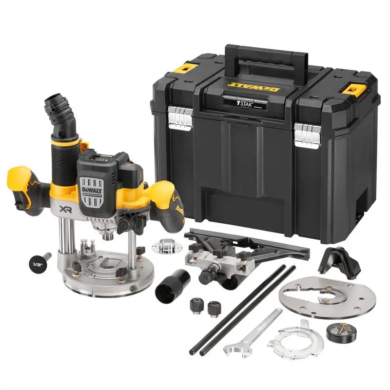 Dewalt Dcw620Nt 18V Xr Brushless Plunge Router (Body Only) With Tstak Carry Case 1