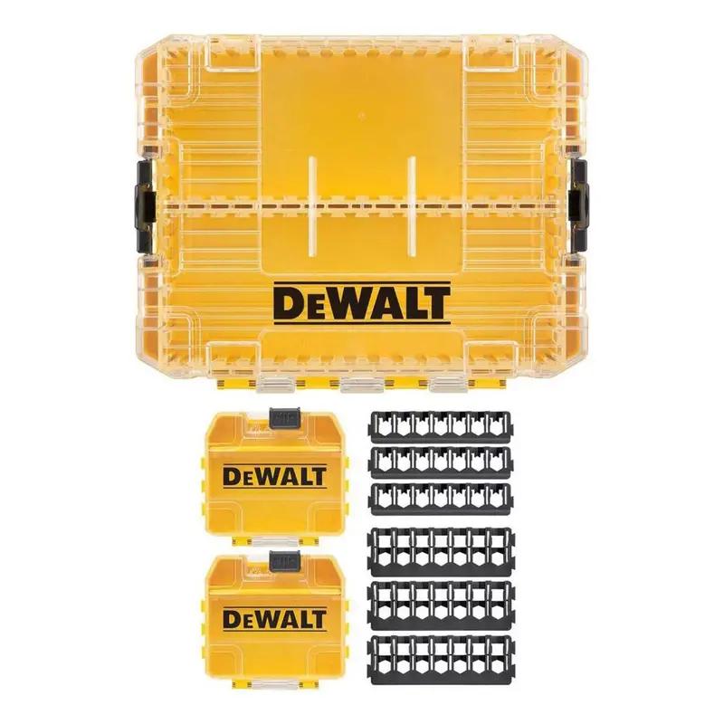 Dewalt Dt70803-Qz Medium-Sized Tool Case With Dual Bulk Compartments And Bit Bars 1