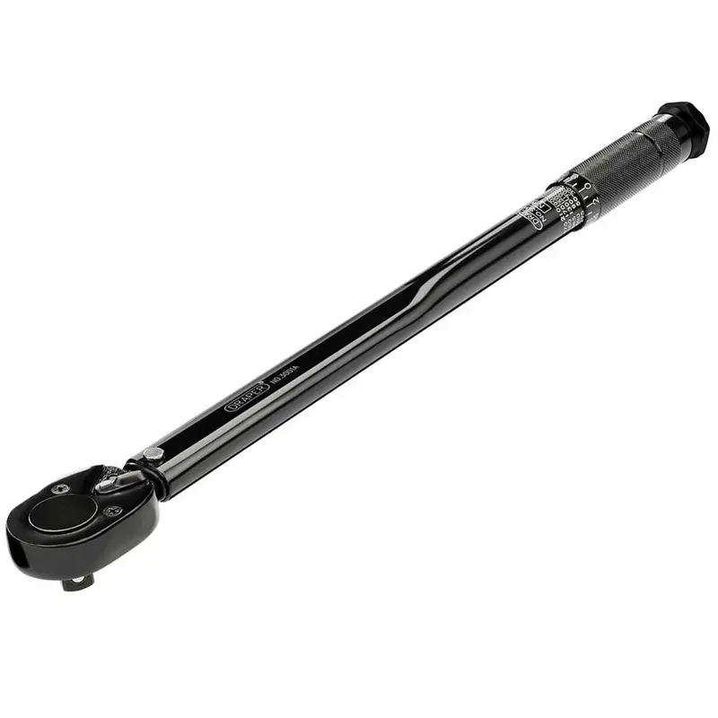Draper 1/2" Square Drive High-Torque Wrench – 30–210 Nm Precision Adjustment, Model 64535 1