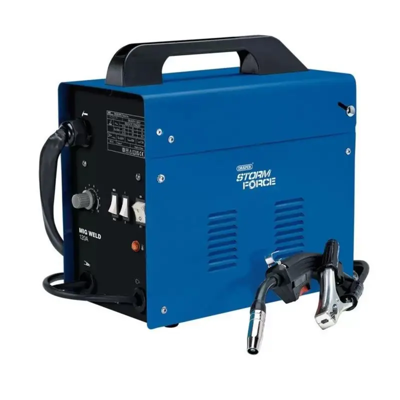 Draper Mw120A/Sf Storm Force Gasless Mig Welder – 120A Output, 230V Input, No Gas Required 1