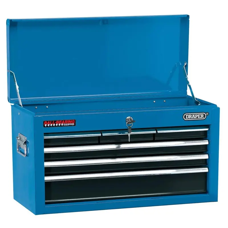 Draper Tc6B Slimline 6-Drawer Tool Chest – 24" Narrow Profile, Blue Powder-Coated Steel 1