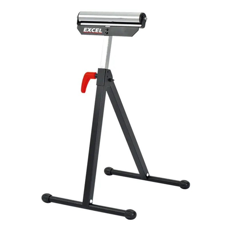 Excel Heavy-Duty Adjustable Roller Stand – Single Unit With Height Control 1