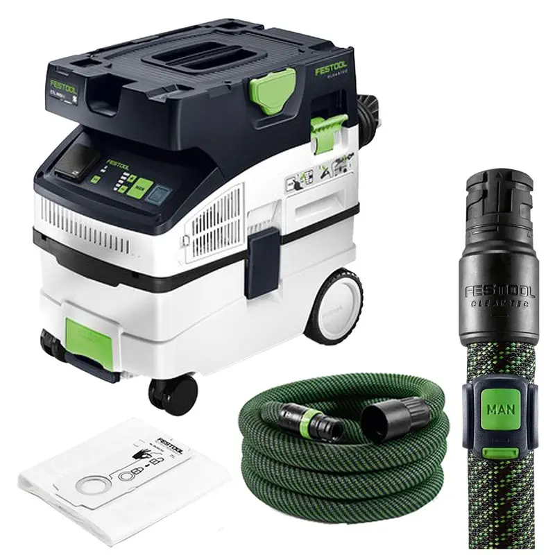 Festool Ctl Midi I 230V Gb Mobile Dust Extractor – Cleantec Model 578321 With Bluetooth Remote (578499) 1