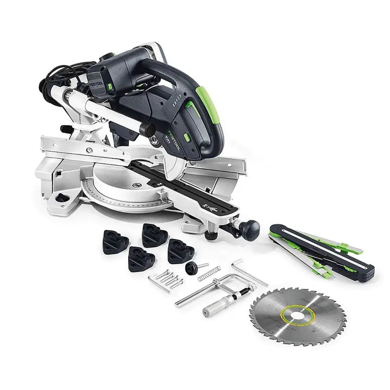 Festool Ks 60 E-Set Sliding Compound Mitre Saw – 230V, 216Mm Blade, Complete Kit (561729) 1