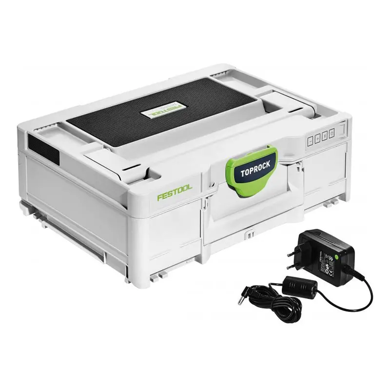 Festool Sys3 Bt20 M 137 Toprock Bluetooth Speaker – 230V Uk, Corded/Cordless Hybrid Audio (205720) 1
