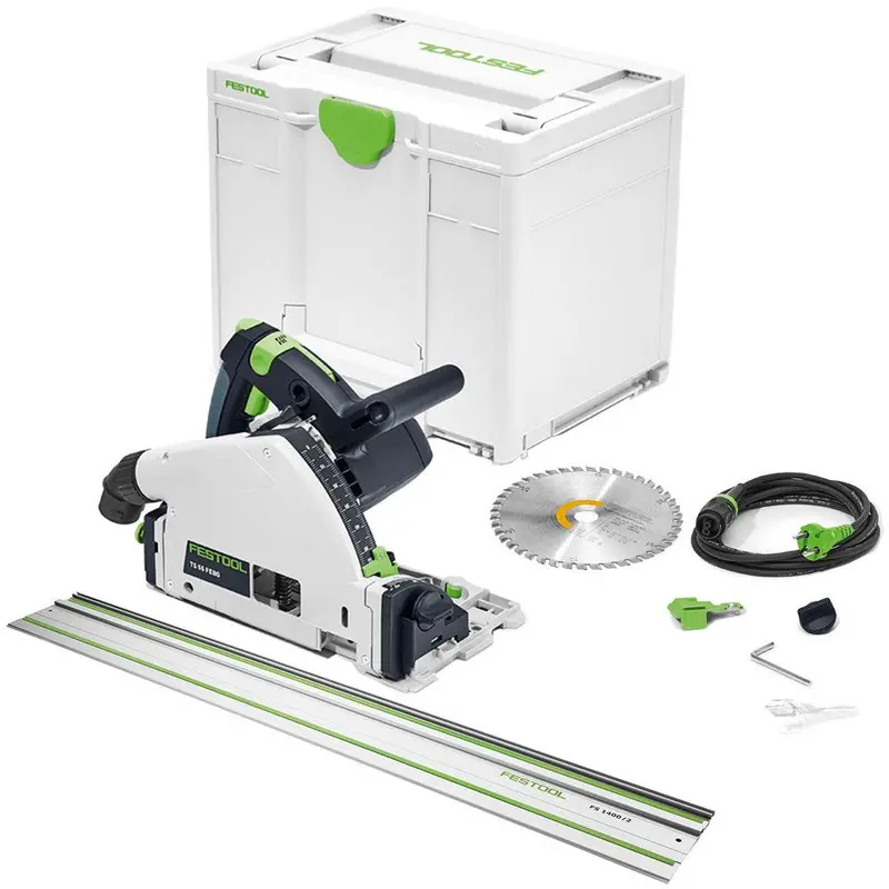 Festool Ts 55 Febq-Plus 230V Plunge Saw (160Mm) – Includes Single Fs 1400/2 Guide Rail 1