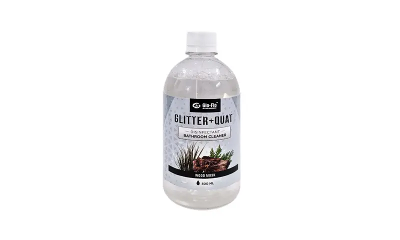 Glo-Flo Glitter + Quat Disinfectant – Wood Musk Fragrance 1