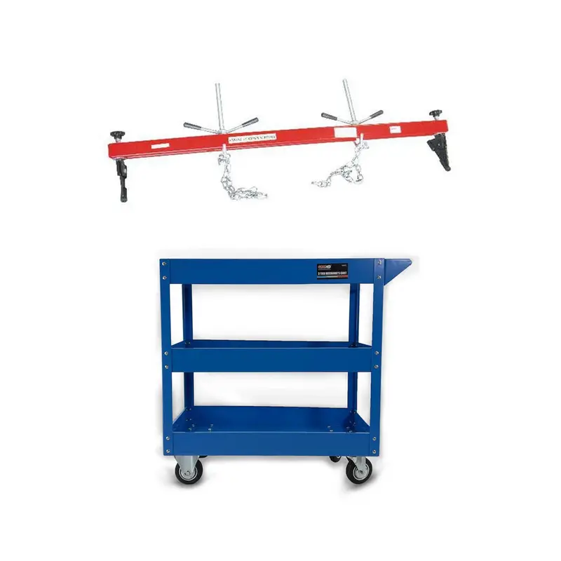 Grip 19010 Engine Support Bar + 52025 Mobile Service Trolley Cart 1