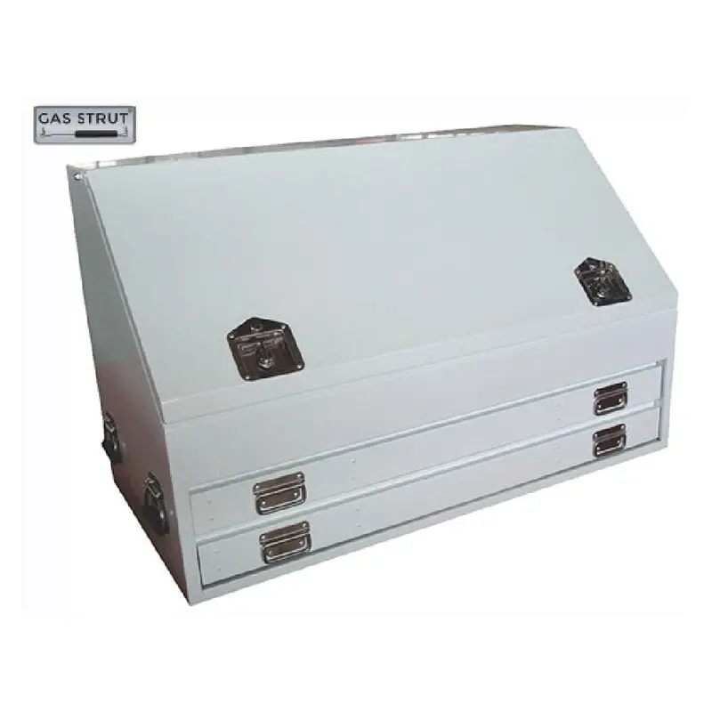 Grip 29279 Upright Off-Road Truck Toolbox – 1210 × 600 × 750 Mm, White Powder-Coated Steel 1