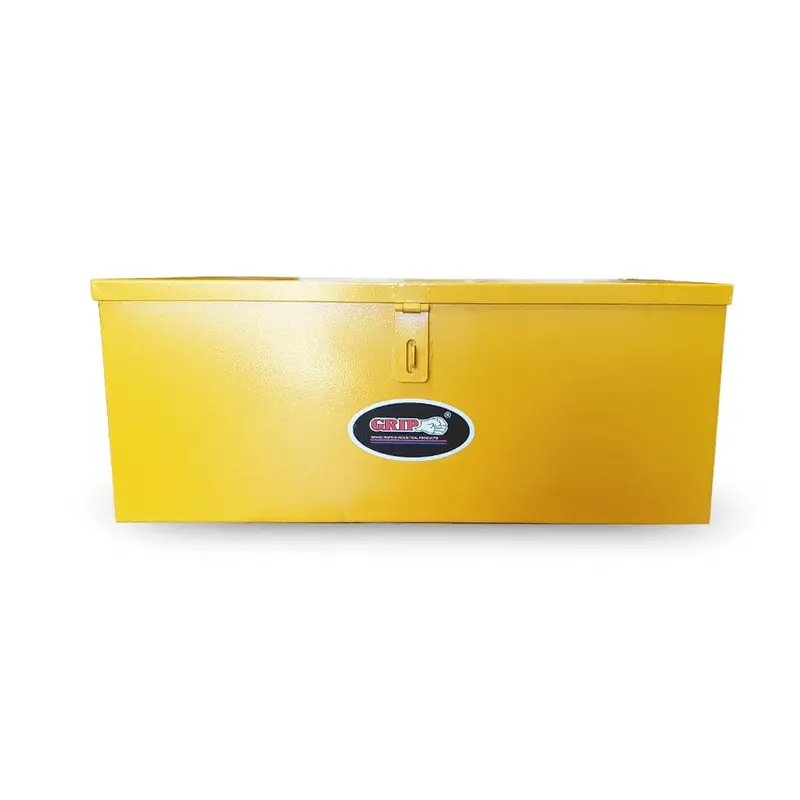 Grip 310 X 420 X 765Mm Yellow Steel Truck-Mounted Tool Box For On-The-Go Professionals 1