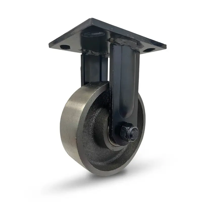 Grip 41963 Industrial 200Mm Cast Iron Fixed Caster – 1600Kg Weight Rating 1