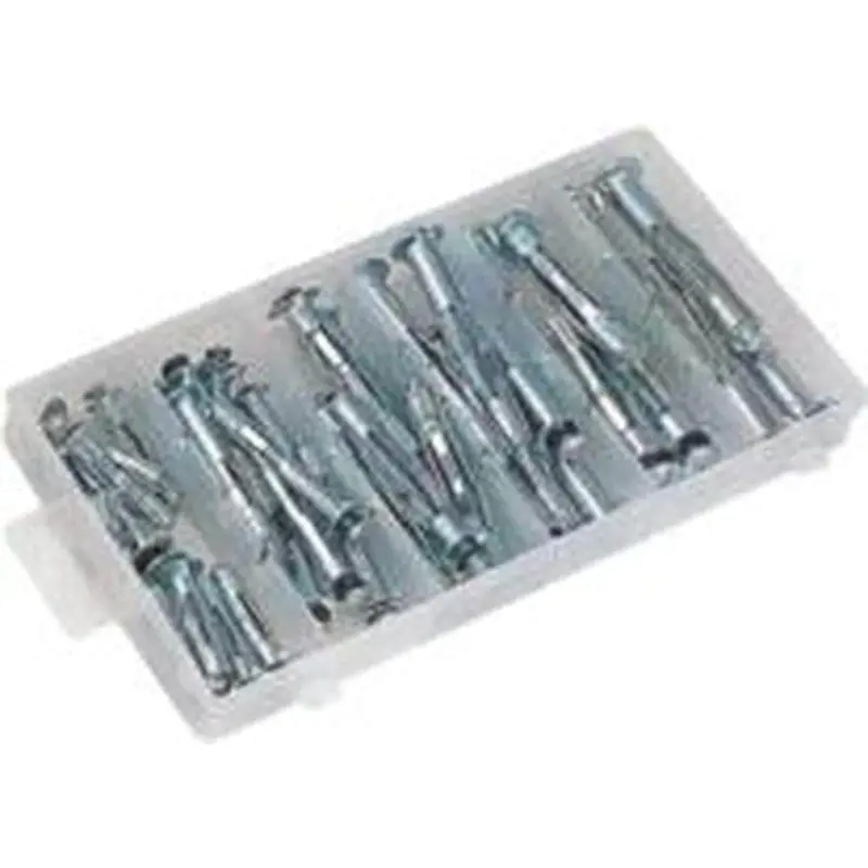 Grip 431140 40-Piece Molly Anchor Bolt Set – Short And Long Styles 1