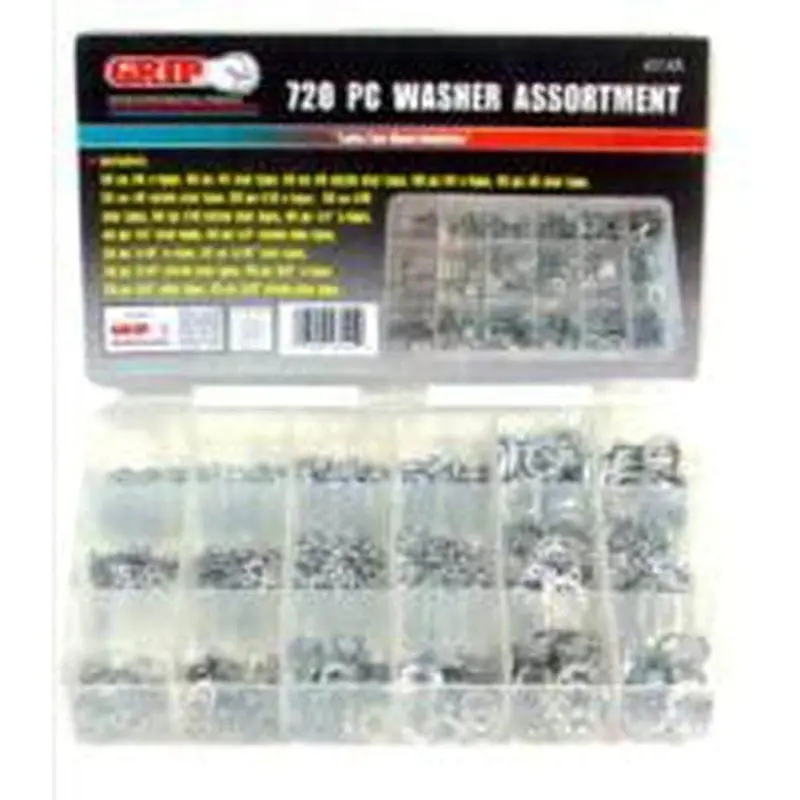 Grip 43145 720-Piece Zinc-Plated Washer Assortment 1