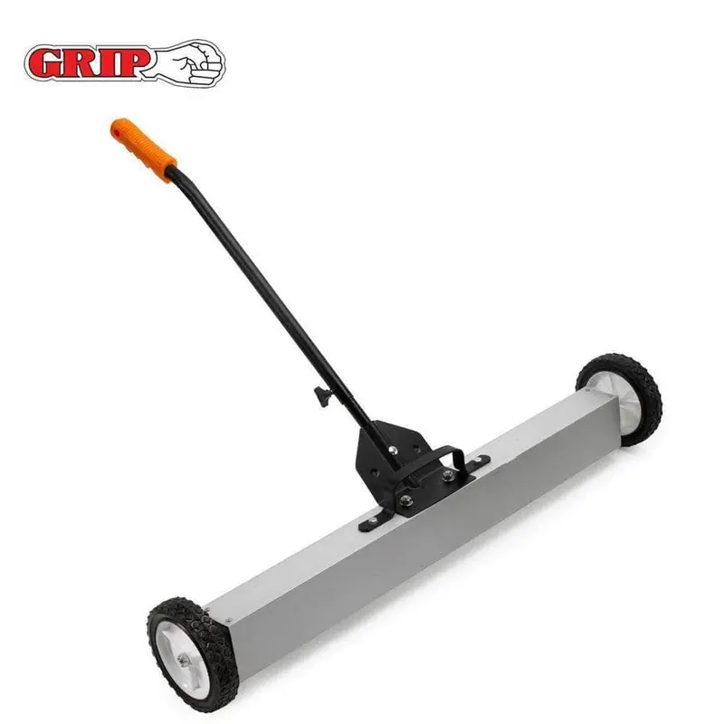 Grip 53420 Jumbo Rolling Magnetic Sweeper – Handheld Heavy-Duty Floor Cleaner For Nails, Screws & Metal Debris 1